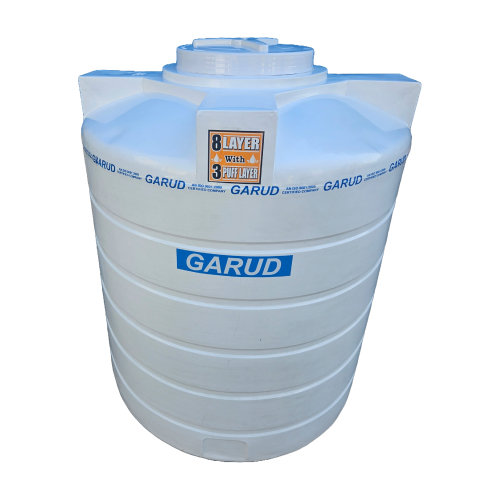 8-Layer ROTO MOULD 1000 Ltr Water Tank With 3 FOAM